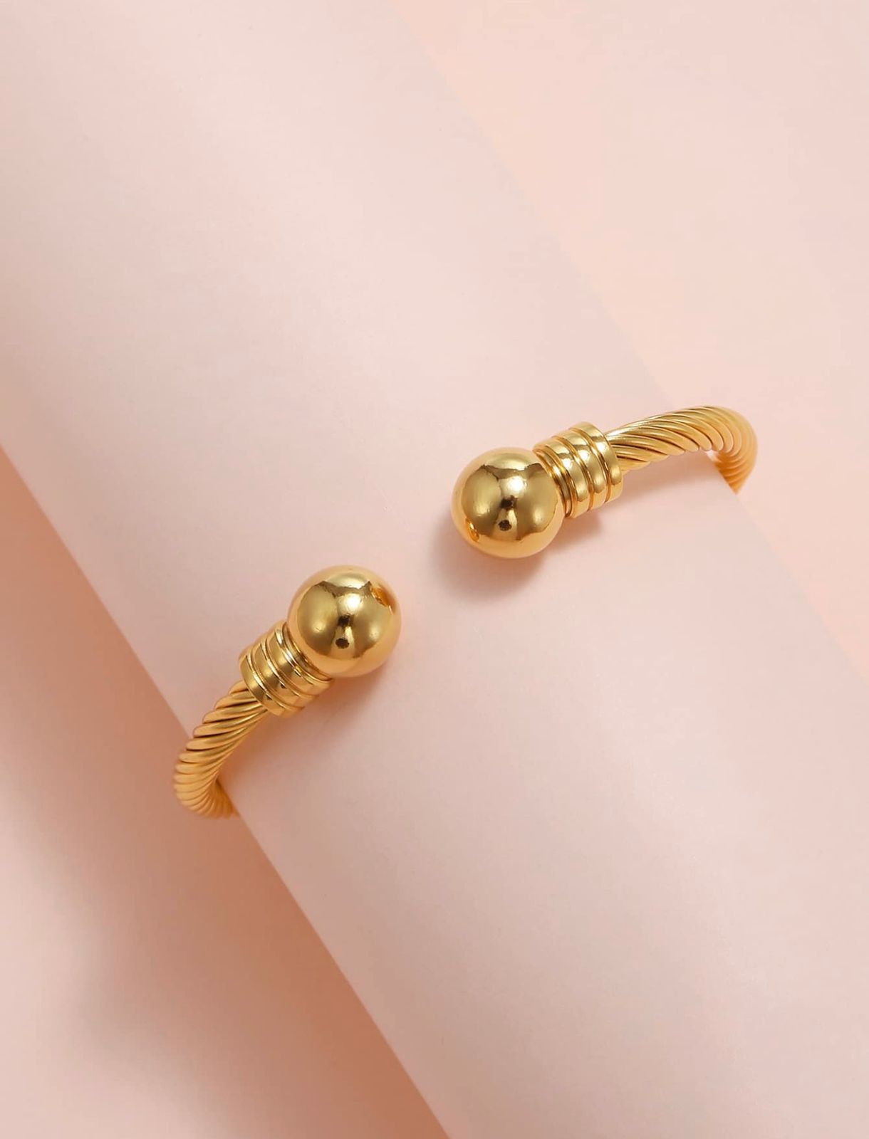 RINTOLER Simple Cuff Bangle | 18k Gold Plated