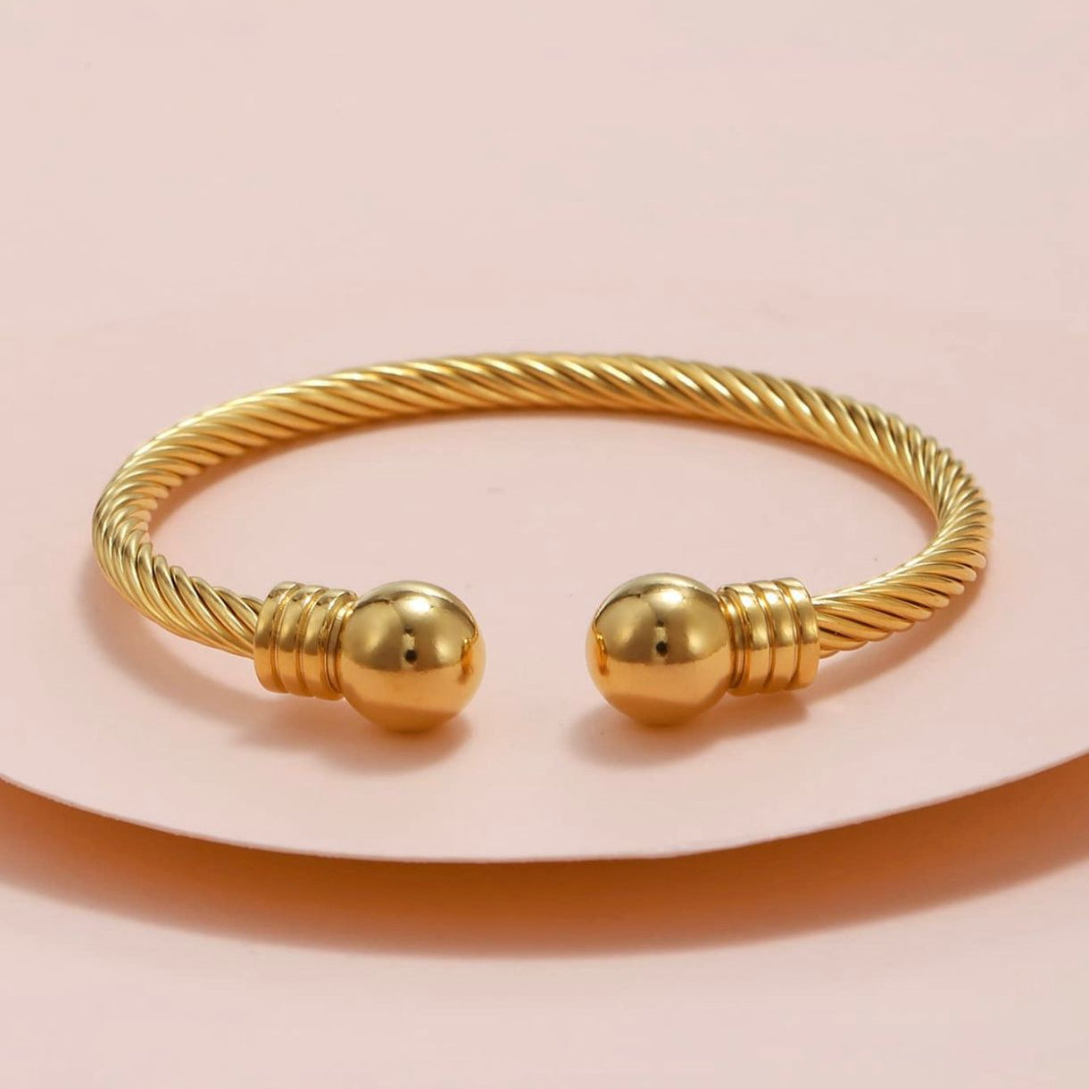 RINTOLER Simple Cuff Bangle  | 18k Gold Plated